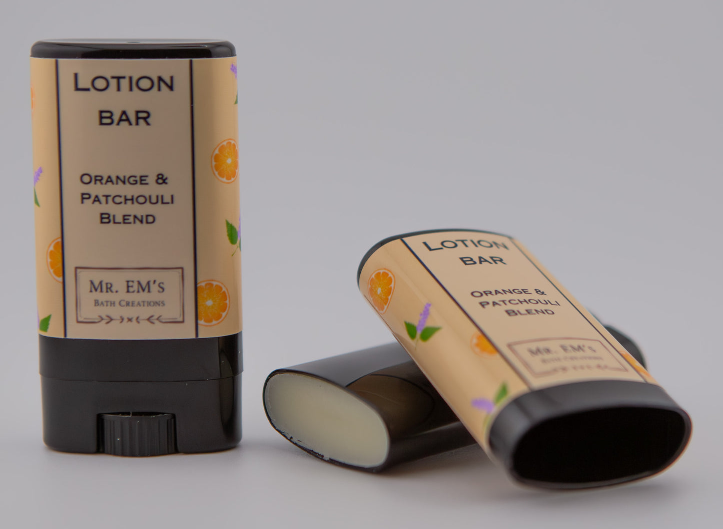 Mr. EM's Orange and Patchouli Blend Lotion Bar